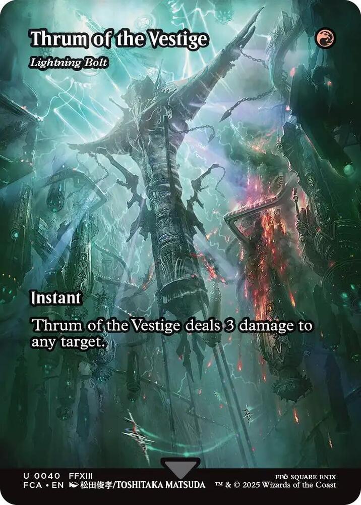 Thrum of the Vestige Lightning Bolt Showcase (FINAL FANTASY: Through the Ages)  - Foil