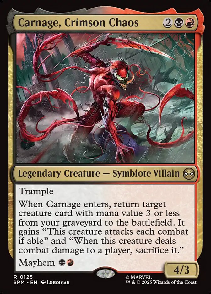 Carnage Crimson Chaos 125 (Marvel's Spider-Man) 