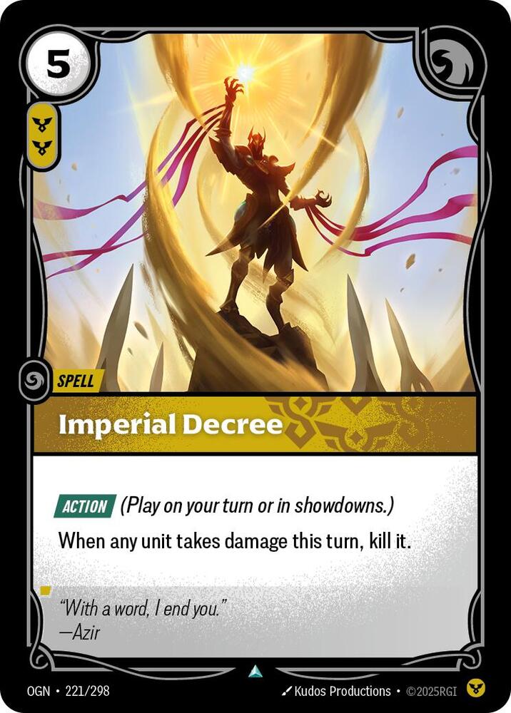 Imperial Decree (Origins)  - Foil