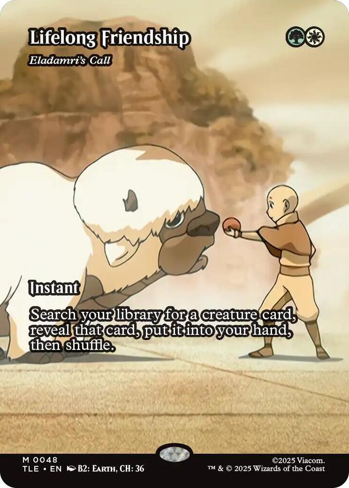 Lifelong Friendship Eladamris Call Borderless (Avatar: The Last Airbender: Eternal-Legal)  - Foil