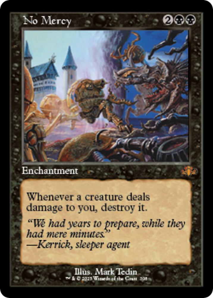 No Mercy Retro Frame (Dominaria Remastered)  - Foil
