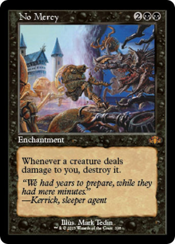 No Mercy Retro Frame (Dominaria Remastered)  - Foil