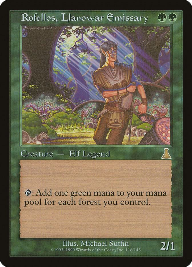 Rofellos Llanowar Emissary (Urza's Destiny) 