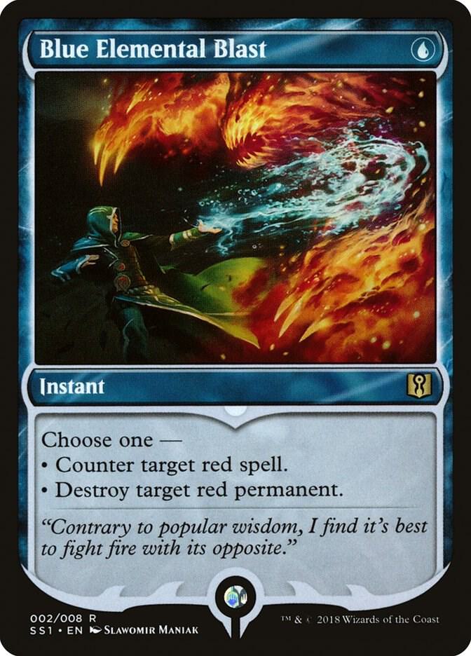 Blue Elemental Blast 2/8 (Signature Spellbook: Jace) 