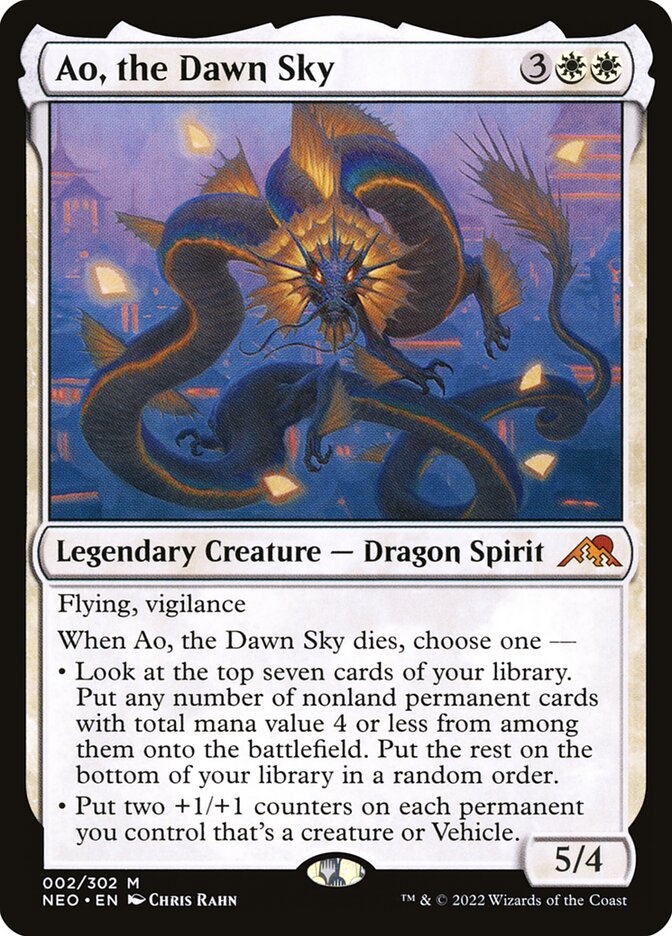 Ao, the Dawn Sky (Kamigawa: Neon Dynasty) 