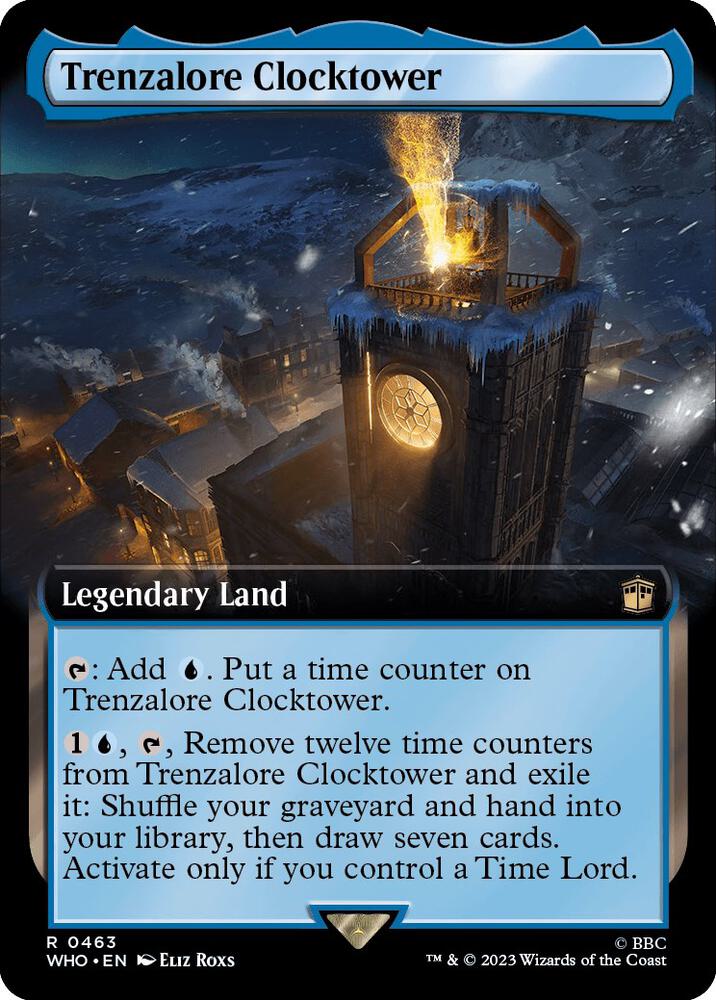 Trenzalore Clocktower Extended Art (Universes Beyond: Doctor Who)  - Foil