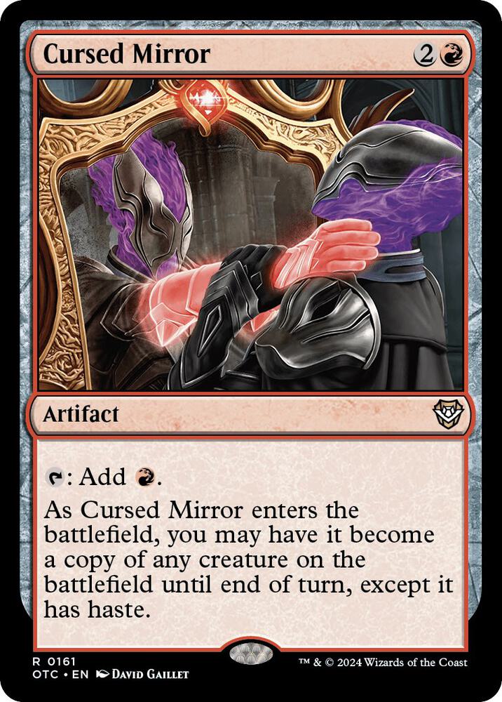 Cursed Mirror (Commander: Outlaws of Thunder Junction) 