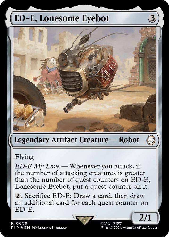 ED E Lonesome Eyebot Surge Foil (Universes Beyond: Fallout)  - Foil