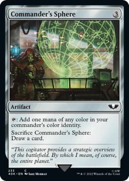 Commander's Sphere 233/617 (Universes Beyond: Warhammer 40,000) 