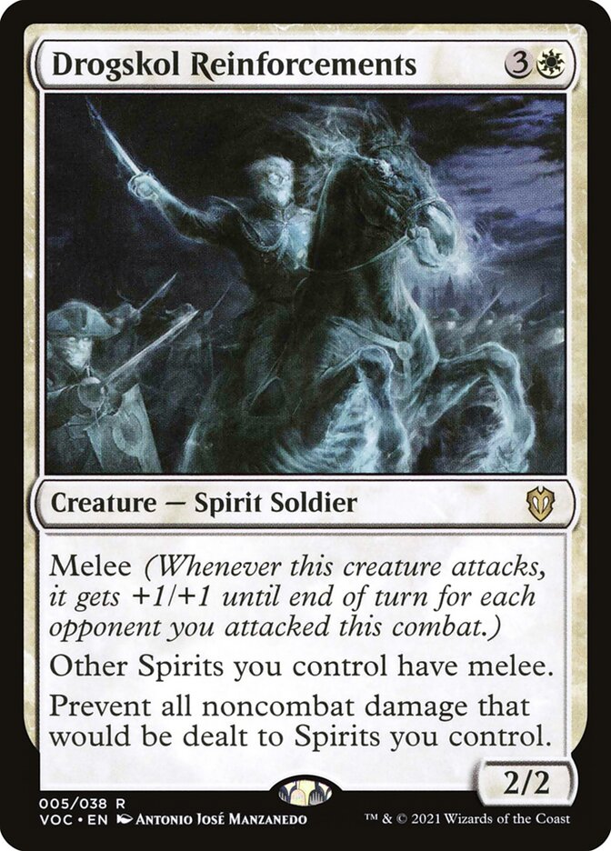 Drogskol Reinforcements 5 (Commander: Innistrad: Crimson Vow) 