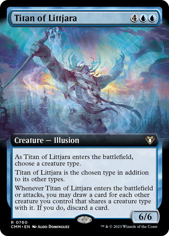 Titan of Littjara Extended Art (Commander Masters) 