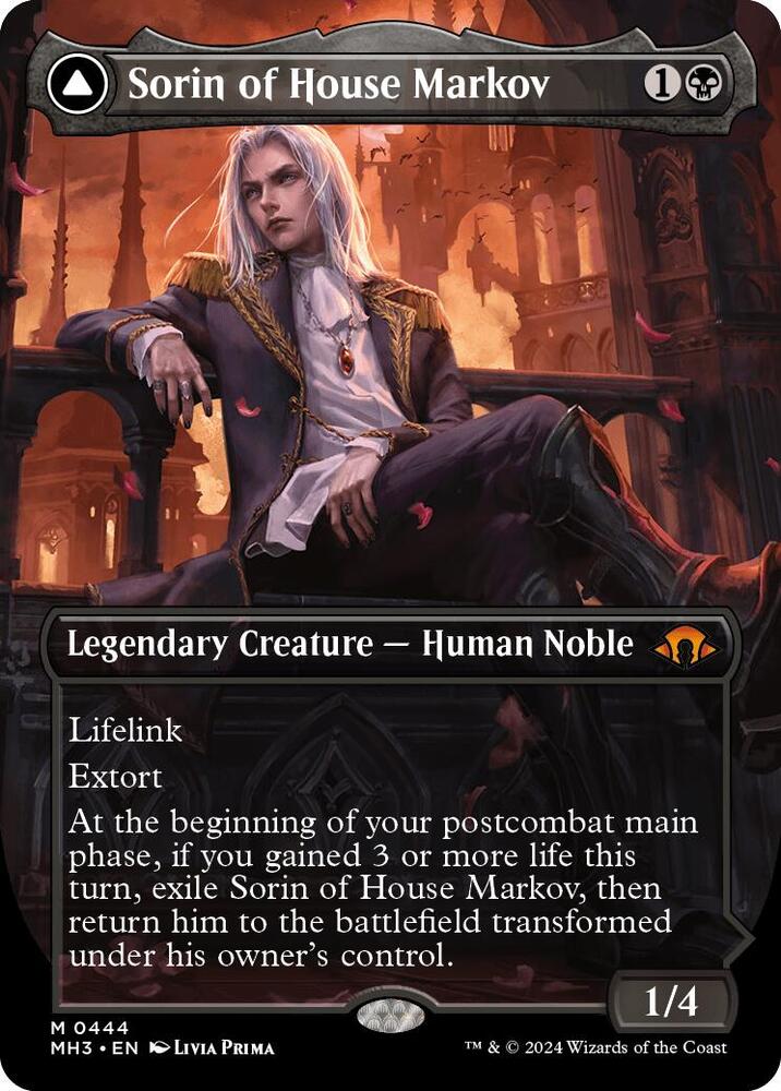 Sorin of House Markov // Sorin, Ravenous Neonate 444 (Modern Horizons 3) 