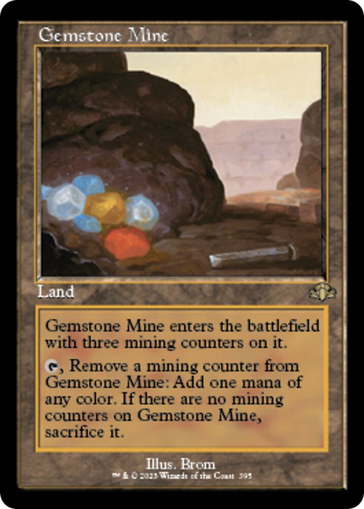 Gemstone Mine Retro Frame (Dominaria Remastered) 