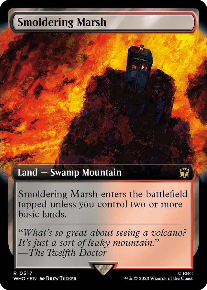 Smoldering Marsh Extended Art (Universes Beyond: Doctor Who) 