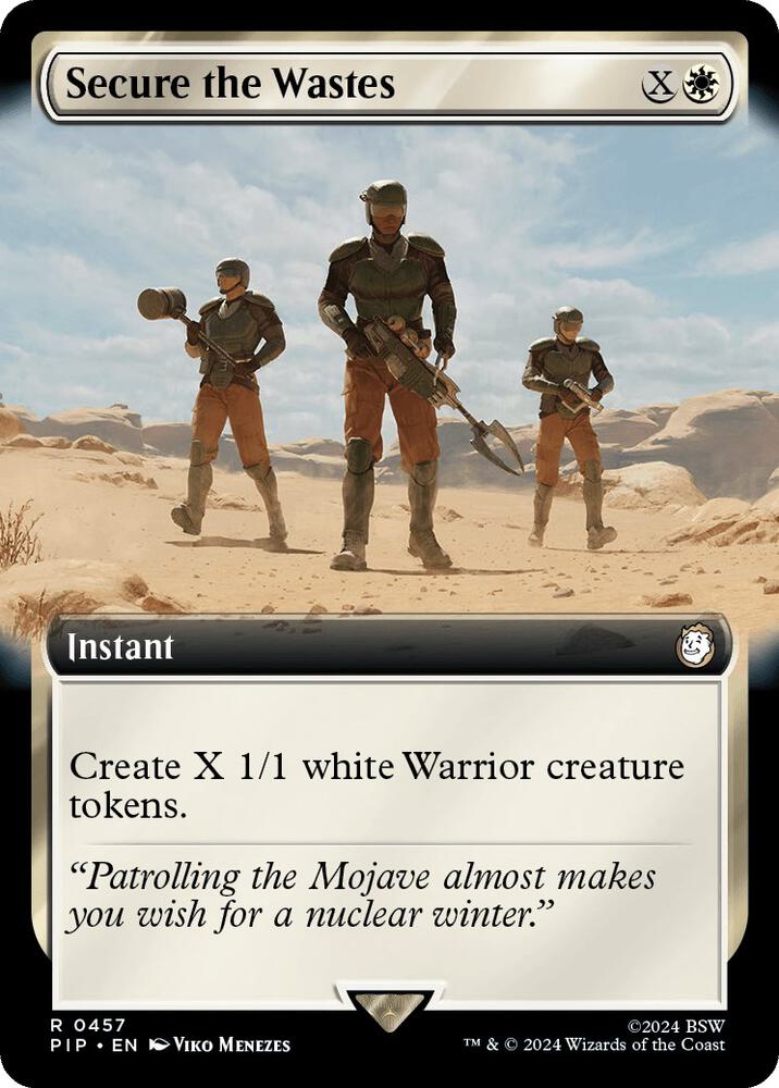 Secure the Wastes Extended Art (Universes Beyond: Fallout) 