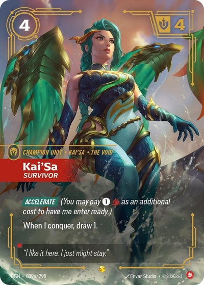 Kai'Sa - Survivor 039a/298 (Origins)  - Foil