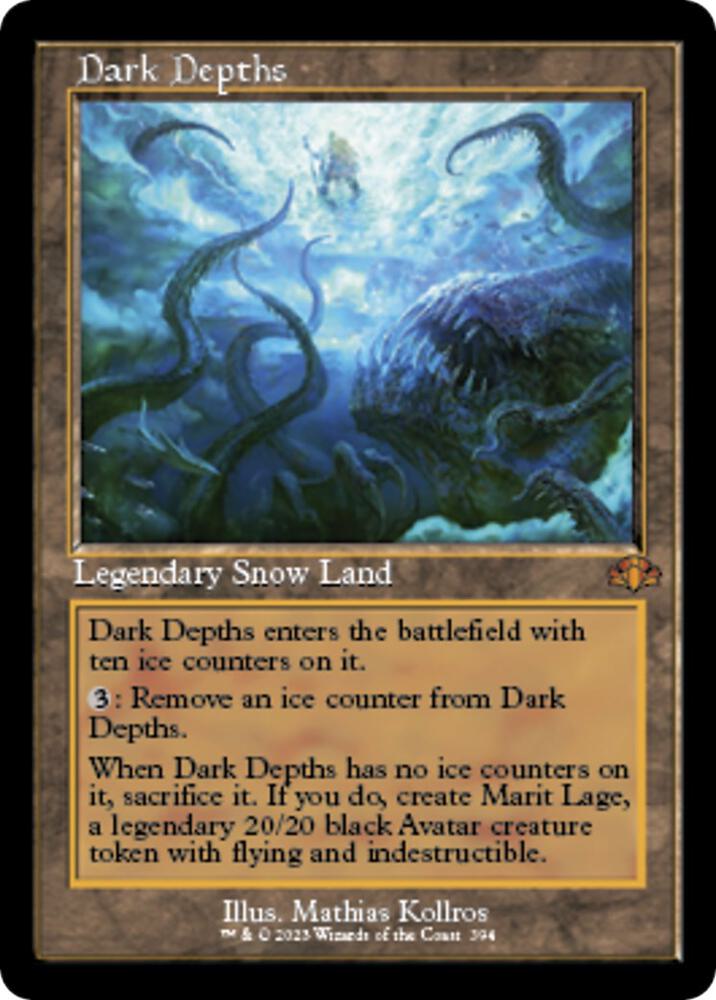 Dark Depths Retro Frame 394 (Dominaria Remastered) 