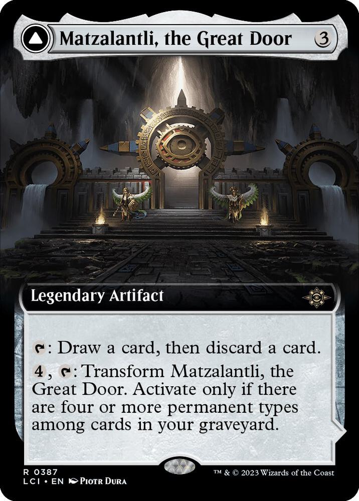 Matzalantli the Great Door Extended Art (The Lost Caverns of Ixalan)  - Foil