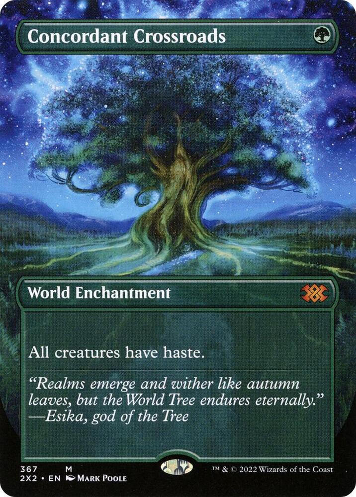 Concordant Crossroads Borderless 367/331 (Double Masters 2022)  - Foil