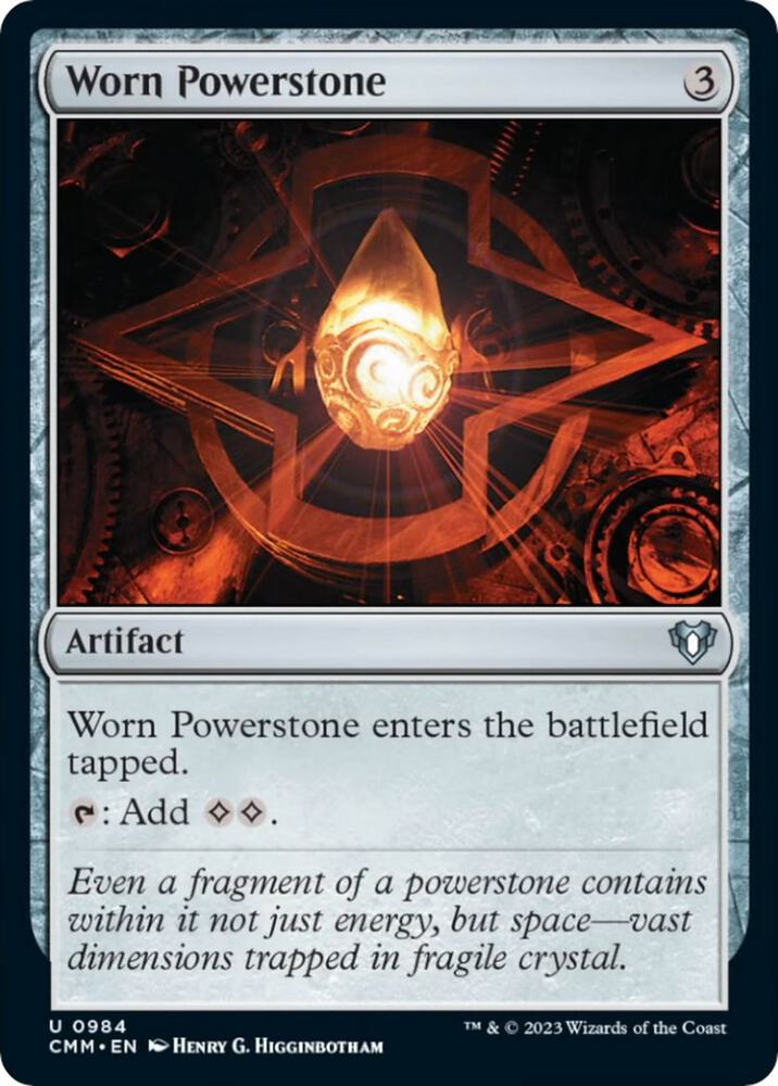 Worn Powerstone (Commander Masters) 