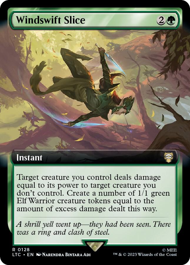 Windswift Slice Extended Art (Commander: The Lord of the Rings: Tales of Middle-earth) 