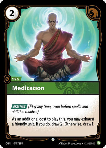Meditation (Origins)  - Foil