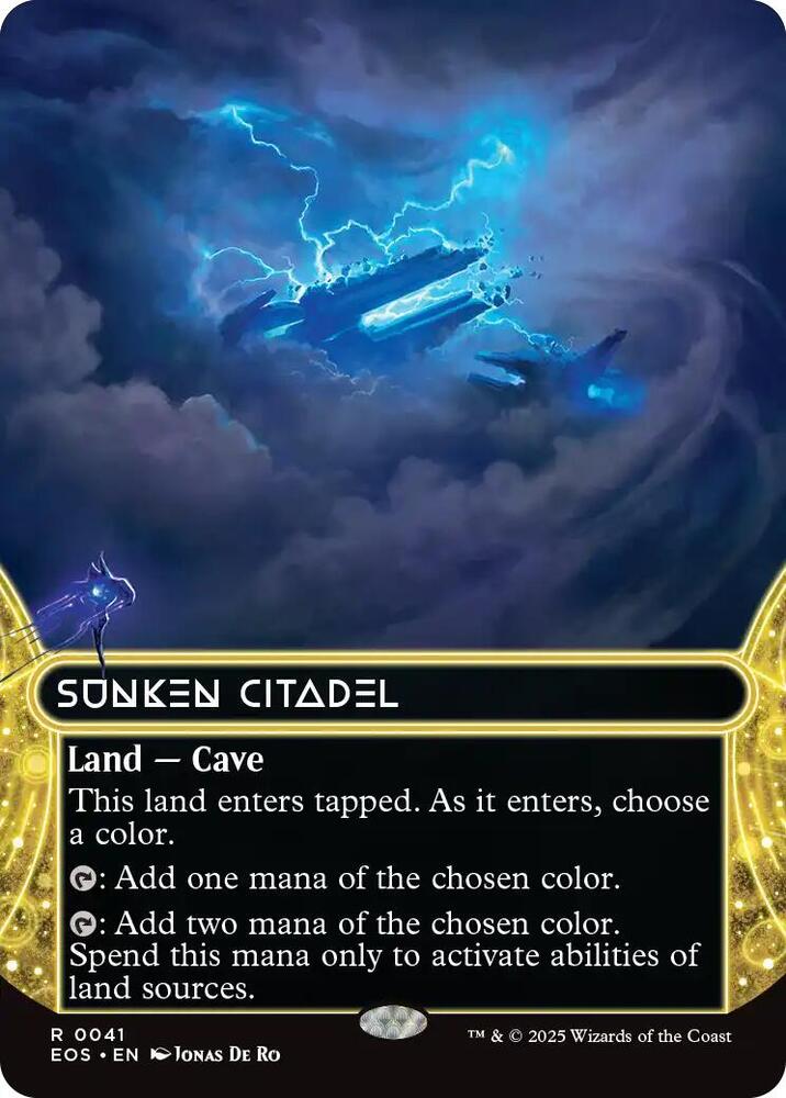 Sunken Citadel 0041 Borderless (Edge of Eternities: Stellar Sights)  - Foil