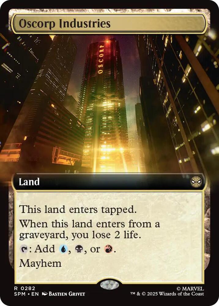 Oscorp Industries Extended Art (Marvel's Spider-Man) 