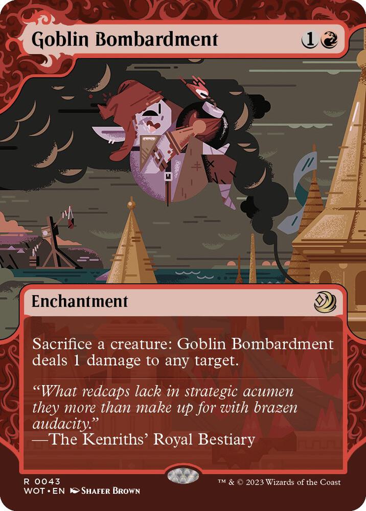 Goblin Bombardment (Wilds of Eldraine: Enchanting Tales)  - Foil