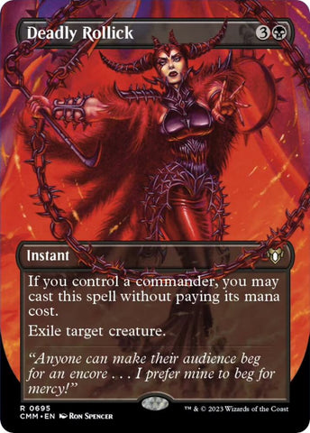 Deadly Rollick Borderless (Commander Masters) 