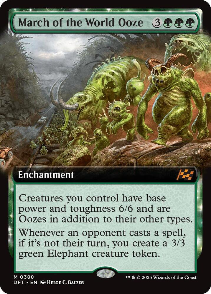 March of the World Ooze Extended Art (Aetherdrift)  - Foil