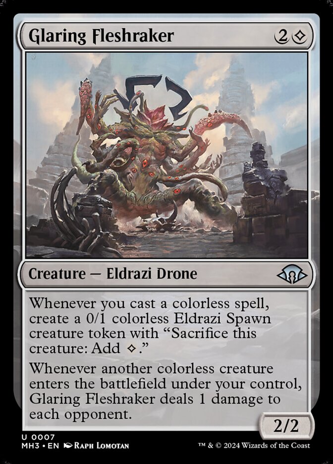 Glaring Fleshraker (Modern Horizons 3)  - Foil