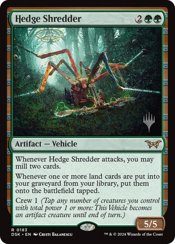 Hedge Shredder (Promo Pack: Duskmourn: House of Horror)  - Foil