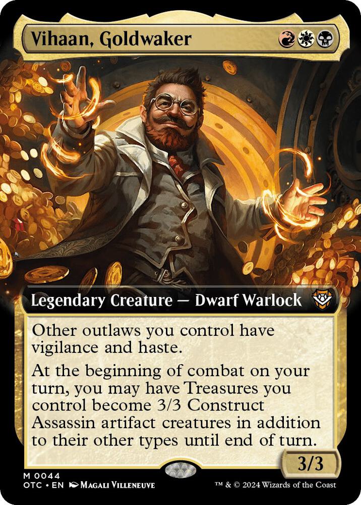 Vihaan Goldwaker Extended Art (Commander: Outlaws of Thunder Junction) 
