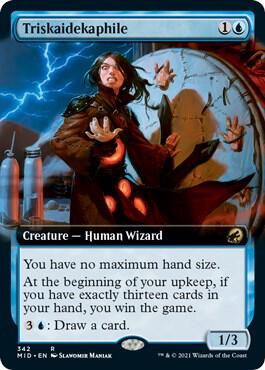 Triskaidekaphile Extended Art (Innistrad: Midnight Hunt)  - Foil
