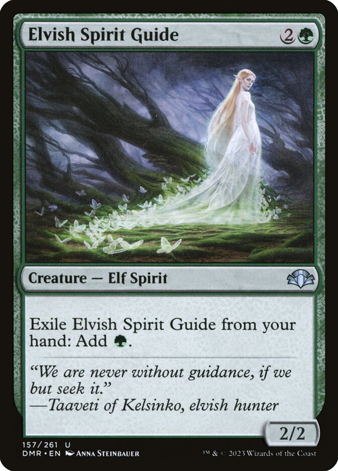 Elvish Spirit Guide 157 (Dominaria Remastered)  - Foil