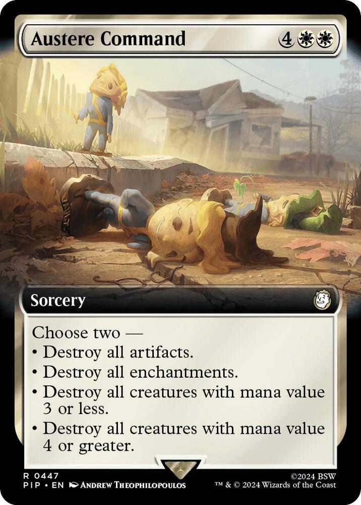Austere Command Extended Art (Universes Beyond: Fallout) 