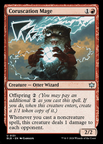 Coruscation Mage (Bloomburrow)  - Foil