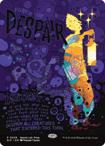Force of Despair 29/50 (Secret Lair Showdown)  - Borderless Foil