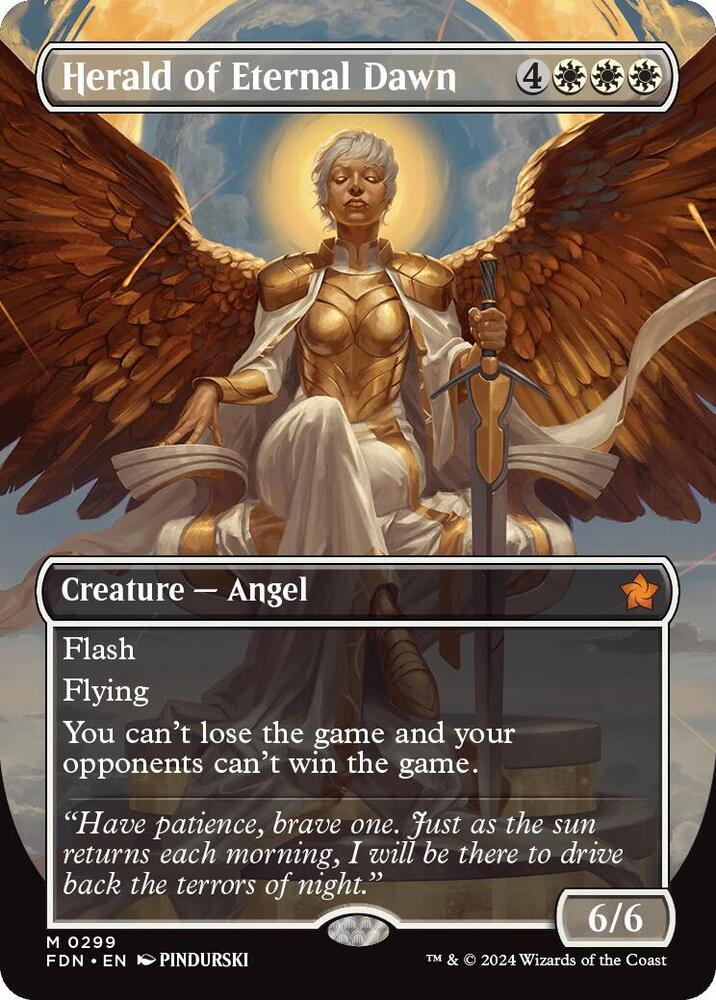 Herald of Eternal Dawn Borderless (Foundations) 