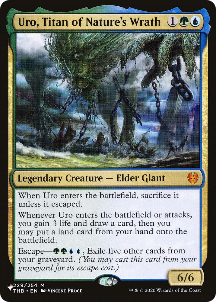 Uro Titan of Natures Wrath (The List Reprints) 