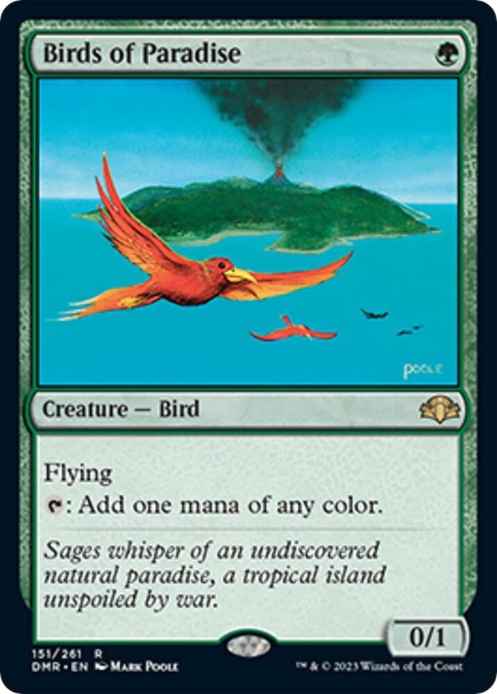 Birds of Paradise (Dominaria Remastered)  - Foil