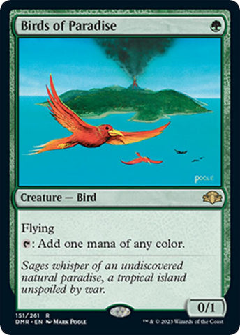 Birds of Paradise (Dominaria Remastered)  - Foil