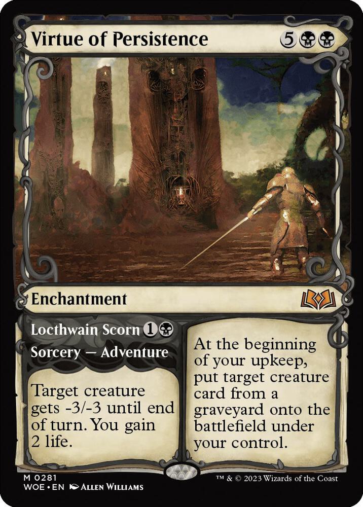 Virtue of Persistence Showcase (Wilds of Eldraine) 
