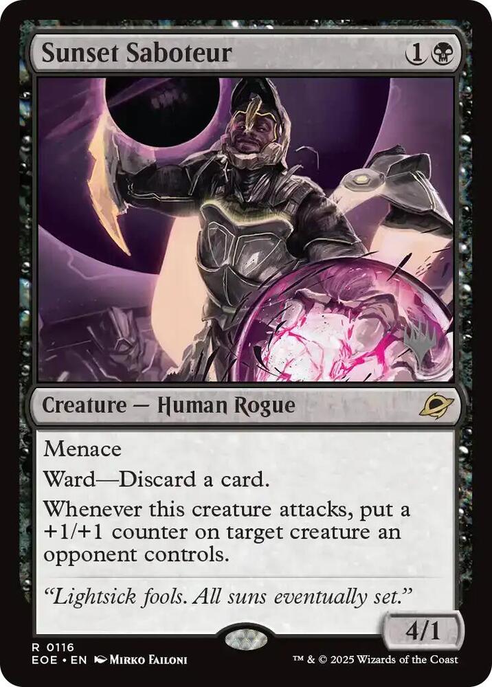 Sunset Saboteur (Promo Pack: Edge of Eternities) 