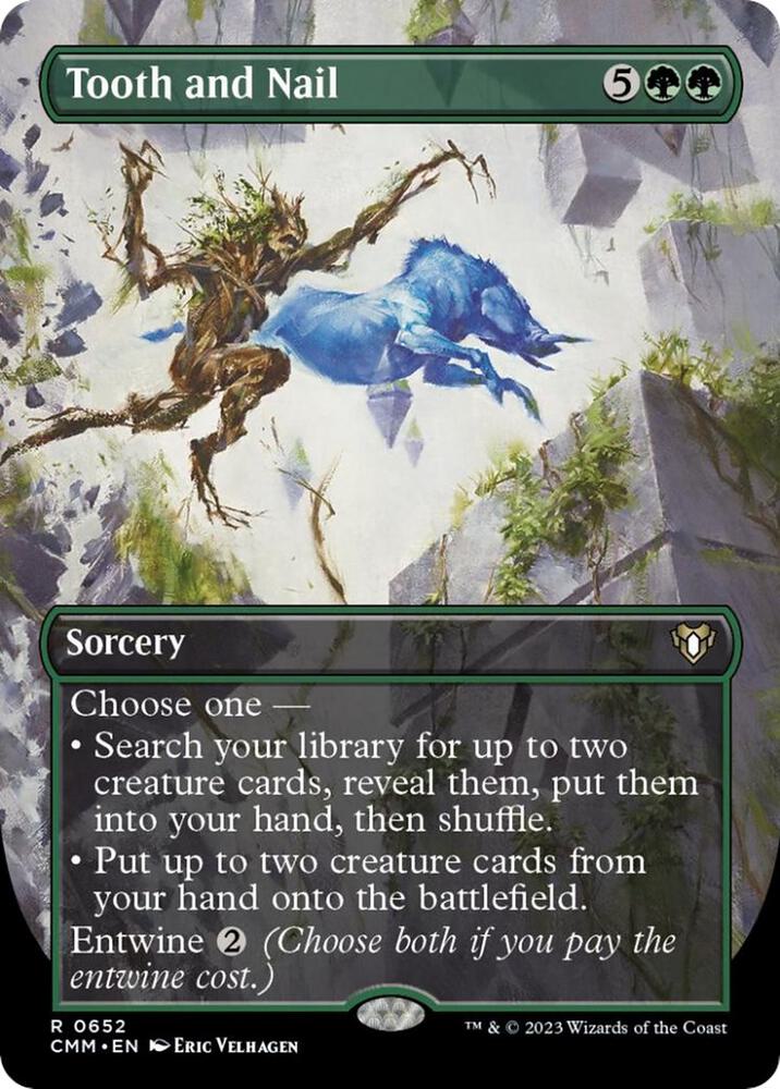Tooth and Nail Borderless (Commander Masters) 