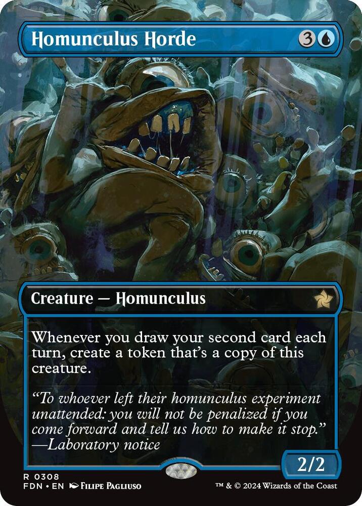 Homunculus Horde Borderless (Foundations)  - Foil