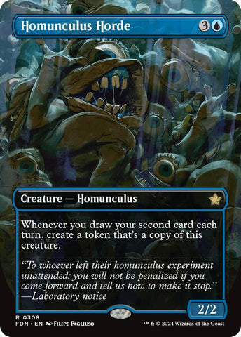 Homunculus Horde Borderless (Foundations)  - Foil