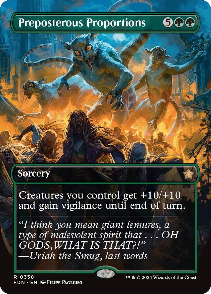 Preposterous Proportions 338/291 (Foundations)  - Borderless