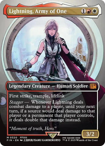 Lightning Army of One Borderless 0320 (FINAL FANTASY) 